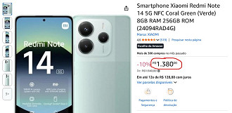 Redmi Note 14 5G em oferta na Amazon Redmi Note 14 5G em oferta na Amazon