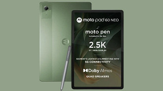 Novo Tablet da Motorola.