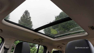 Teto solar panorâmico do GWM Haval H9