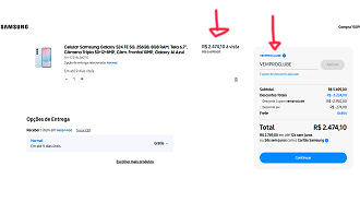 Galaxy S24 FE 5G de 256GB com quase 60% de desconto na loja oficial Galaxy S24 FE 5G de 256GB com quase 60% de desconto na loja oficial