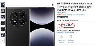 Redmi Note 14 Pro 5G em oferta na Amazon Redmi Note 14 Pro 5G em oferta na Amazon