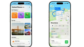 Mapas que aprendem sua rotina. Imagem: Apple/Reprodução