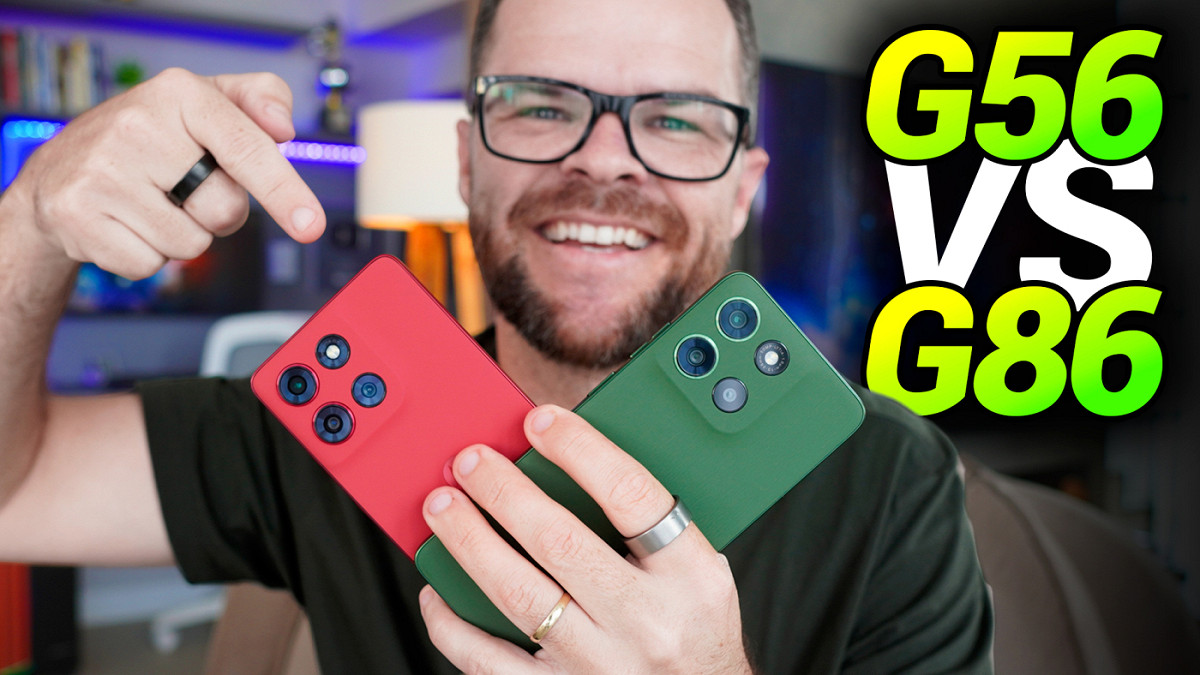 Comparativo Moto G56 vs Moto G86