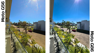 Moto G56 vs G86 - Cãmera ultrawide noturna