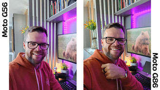 Moto G56 vs G86 - Câmera selfie interna