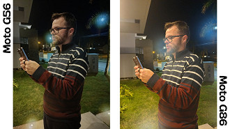 Moto G56 vs G86 - Câmera noturna