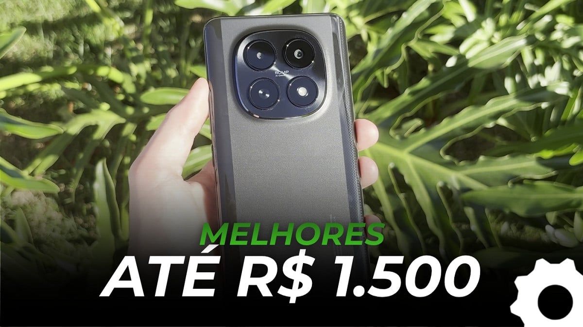 Veja a lista dos melhores celulares até R$ 1.500 neste mês de junho de 2026. Imagem: Oficina da Net