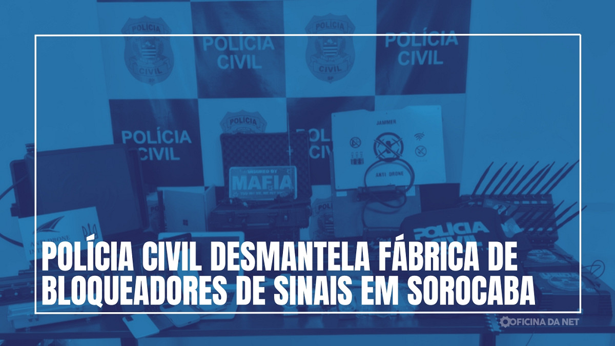 Polícia e Anatel acabar com fábrica clandestina de bloqueadores de sinais em SP