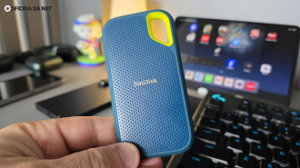 SSD portátil, leve e ultrarápido