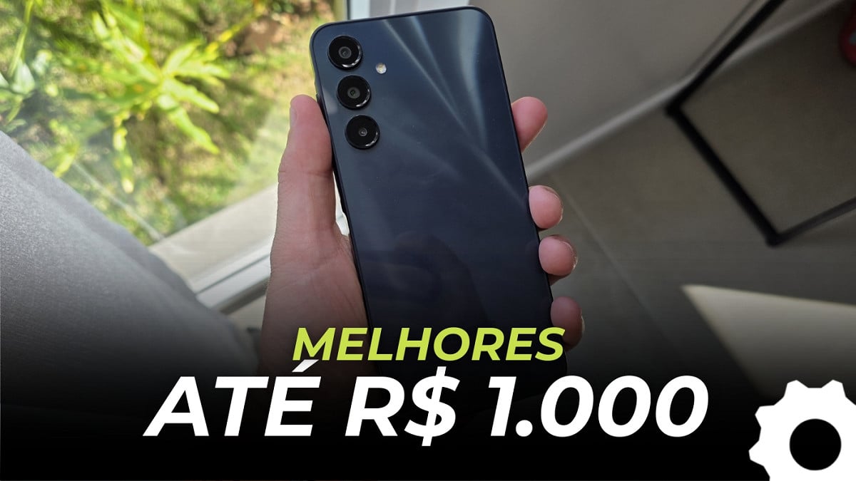 10 melhores celulares até R$ 1.000 em novembro. Imagem: Oficina da NEt