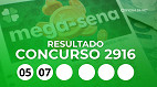 Resultado Mega-Sena 2916: veja os números sorteados e prêmio do próximo sorteio