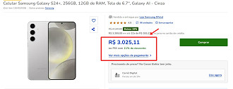 Oferta do Galaxy S24 Plus Oferta do Galaxy S24 Plus