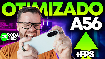 Atualizei o Galaxy A56 para melhorar o FPS nos jogos // RODA LISO