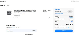 Galaxy Buds3 Pro com 53% de desconto nessa semana na Samsung.