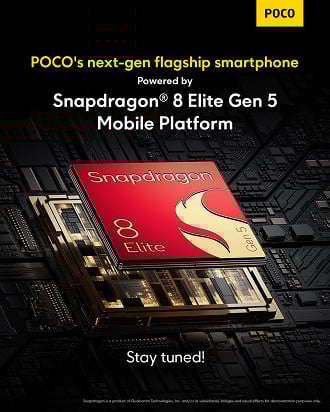 POCO lançará um smartphone com Snapdragon 8 Elite Gen 5