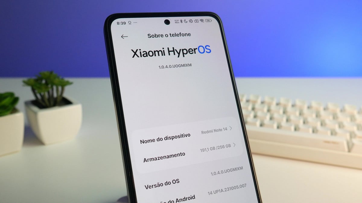 Veja o que muda nesta versão beta do HyperOS 3. Imagem: Oficina da Net Fotógrafo: Luís Jähn