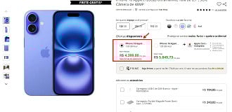 Promoção do iPhone 16