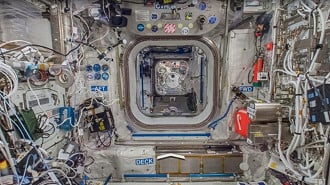 Estação Espacial Internacional por dentro. Imagem: NASA/Reprodução