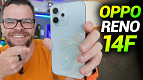 CHEGOU o OPPO Reno14 F: Bateria de 6000mAh, IP69 e design de luxo
