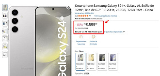 Oferta do Galaxy S24+