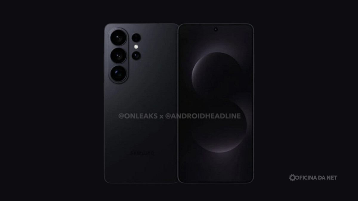 Galaxy S26 Ultra surge em imagens inéditas. Imagem: OnLeaks