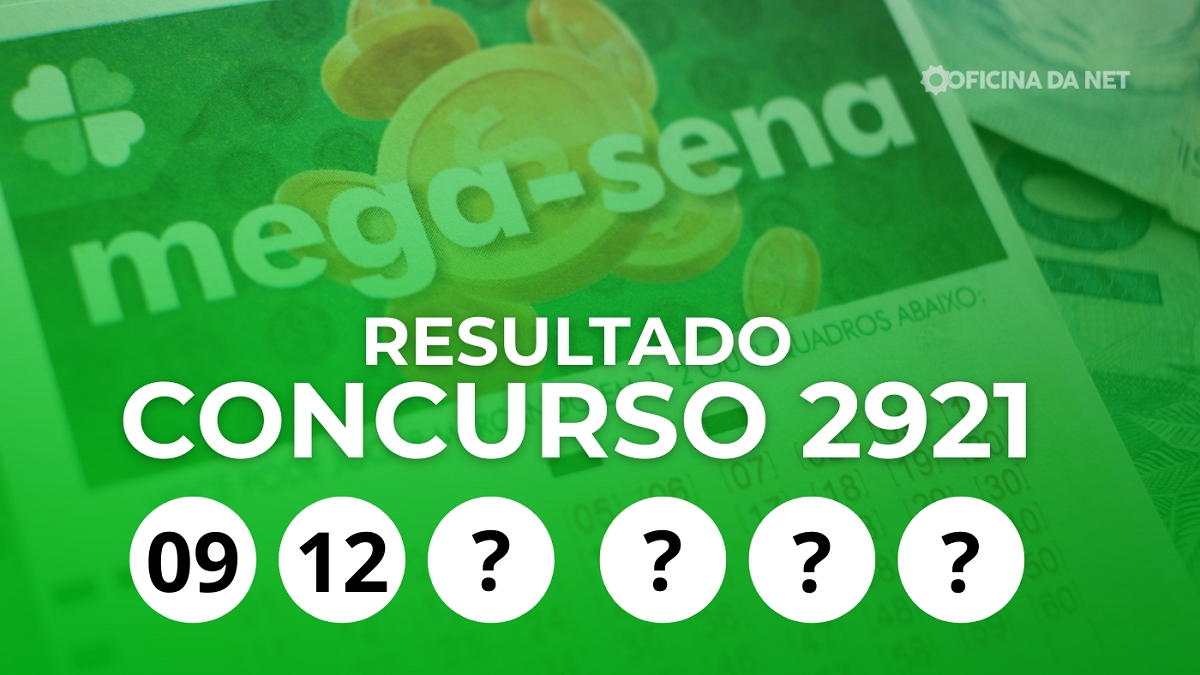 Veja os números sorteados da Mega-Sena 2921