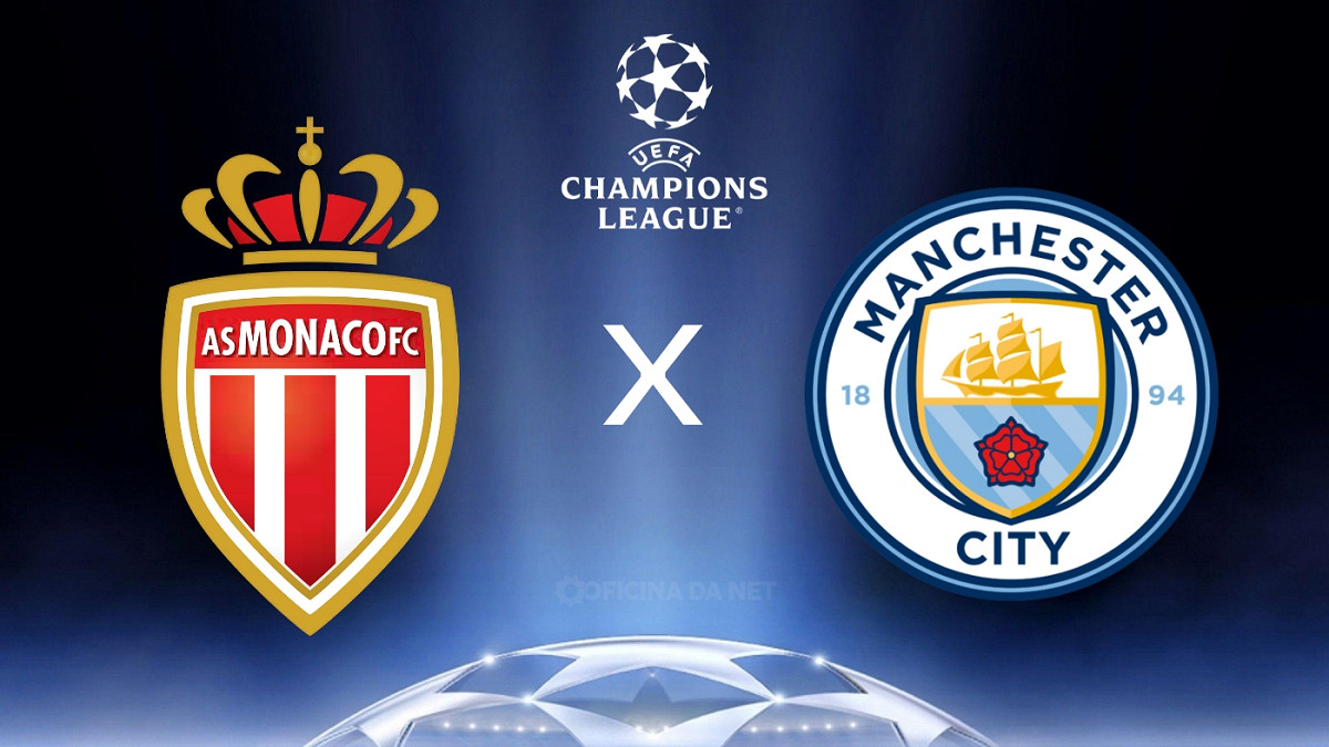 Onde assistir Monaco x Manchester City ao vivo