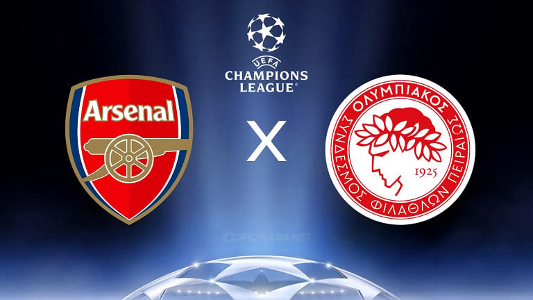 Champions League: onde assistir Arsenal x Olympiacos