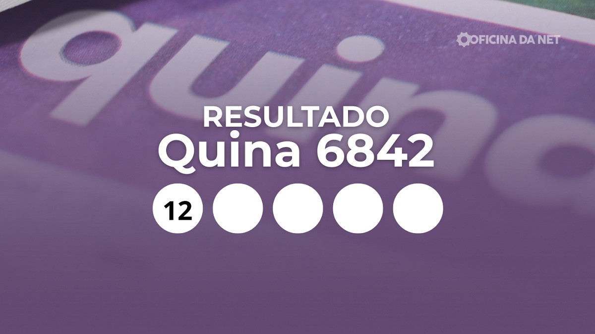 Veja os números sorteados da Quina 6836