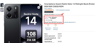 Oferta do Redmi Note 14 4G.
