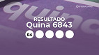 Resultado da Quina 6843: veja os números sorteados desta sexta (3)