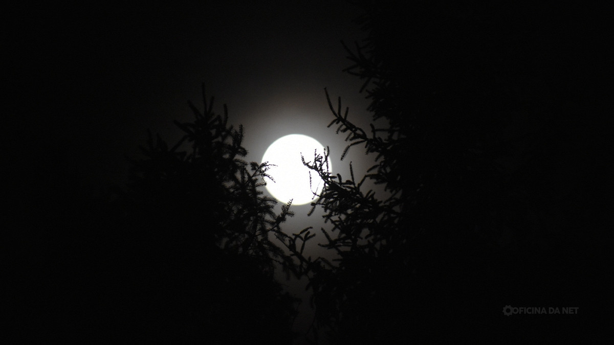 Qual a fase da Lua neste domingo, 5 de outubro de 2025. Imagem: Oficina da Net