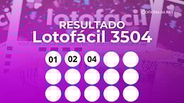 Resultado da Lotofácil 3504: veja os números sorteados deste sábado (4) Resultado da Lotofácil 3504: veja os números sorteados deste sábado (4)