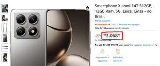Xiaomi 14T em oferta na Amazon