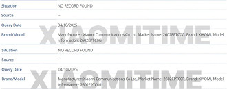 Xiaomi 17T e 17T Pro são certificados (Imagem: Reprodução/XiaomiTime) Xiaomi 17T e 17T Pro são certificados (Imagem: Reprodução/XiaomiTime)