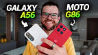 Moto G86 x Galaxy A56: qual é o melhor intermediário premium de 2025?