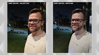 Selfies de noite Selfies de noite