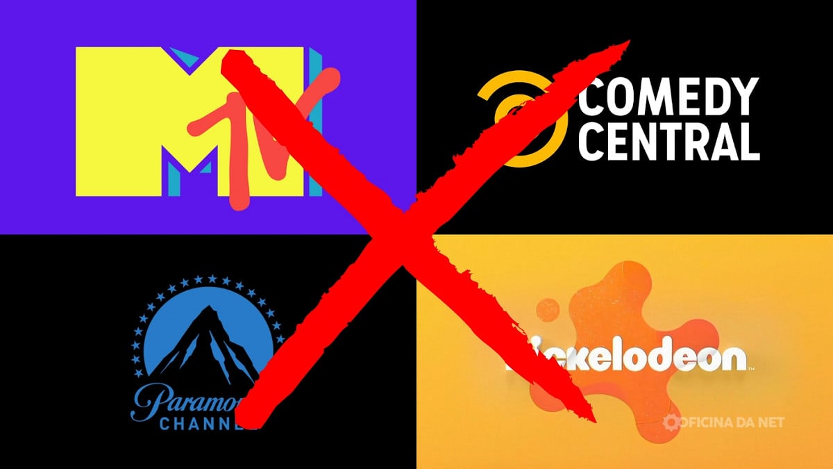 Paramount vai encerrar canais como MTV e Nickelodeon no Brasil após compra pela Skydance. Imagem: Oficina da Net