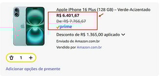 iPhone 16 Plus em oferta. iPhone 16 Plus em oferta.