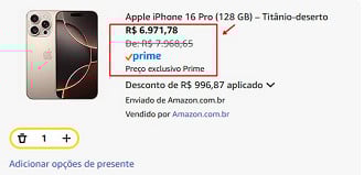 iPhone 16 Pro em oferta. iPhone 16 Pro em oferta.