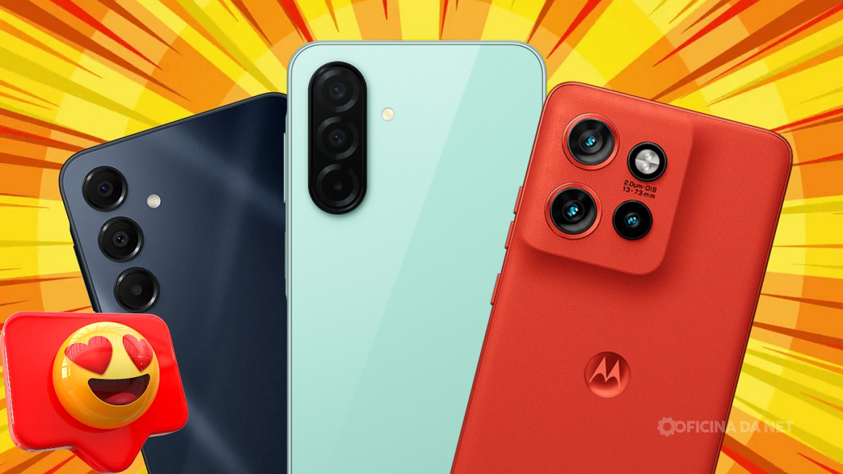 Esses três celulares estão valendo muito a pena no Mercado Livre. Imagem: Oficina da Net