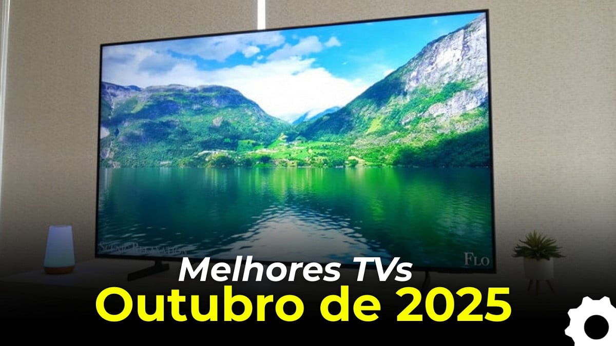 Seleção com as smart TVs que estão valendo cada centavo neste mês de outubro. Imagem: Oficina da Net