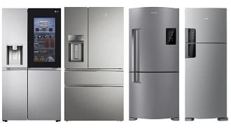 LG GC-X257CSH, Electrolux DM91X, Brastemp BRE85AB e LG GC-X257CSH LG GC-X257CSH, Electrolux DM91X, Brastemp BRE85AB e LG GC-X257CSH