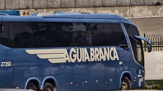 O transporte gratuito para o evento da BGS foi realizado com vários ônibus da Águia Branca que pegavam os passageiros e levavam até o Distrito Anhembi. O transporte gratuito para o evento da BGS foi realizado com vários ônibus da Águia Branca que pegavam os passageiros e levavam até o Distrito Anhembi.