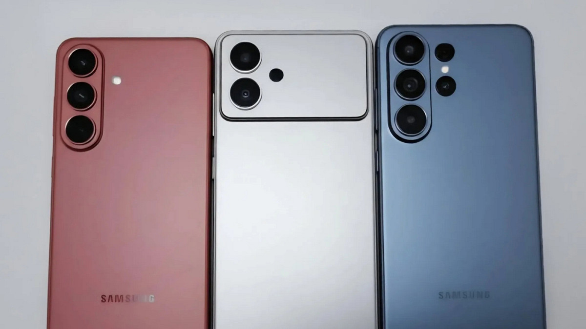 Imagens vazadas da série Galaxy S26 (foto: redes sociais). 