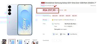 Oferta do Galaxy S25+ Oferta do Galaxy S25+