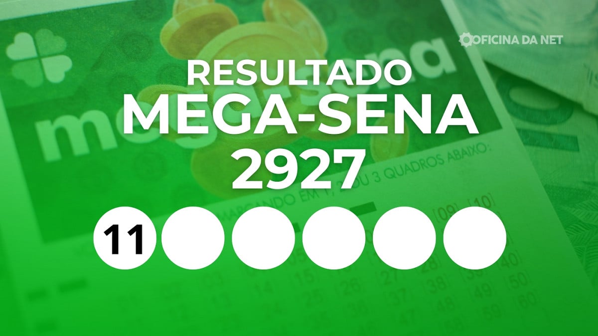 Veja os números sorteados da Mega-Sena 2927