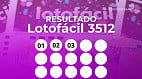 Resultado da Lotofácil 3512: veja os números sorteados
