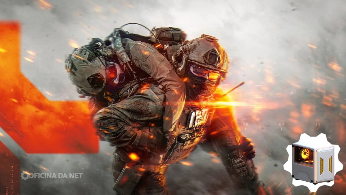 Quanto custa montar um PC gamer para jogar Battlefield 6. Imagem: Oficina da Net