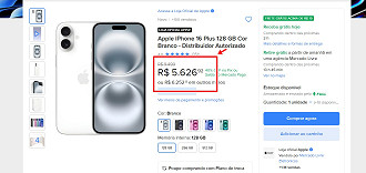 Oferta do iPhone 16 Plus.